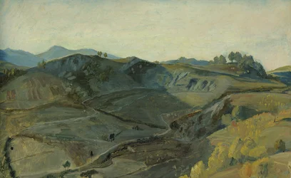 A rugged valley in Italy, c.1833-34